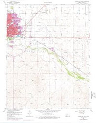 Garden City East Kansas Historical topographic map, 1:24000 scale, 7.5 X 7.5 Minute, Year 1960