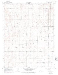 Garden City SW Kansas Historical topographic map, 1:24000 scale, 7.5 X 7.5 Minute, Year 1960