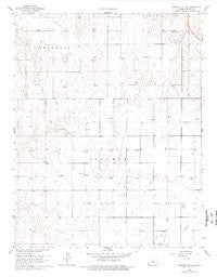 Garden City SW Kansas Historical topographic map, 1:24000 scale, 7.5 X 7.5 Minute, Year 1960