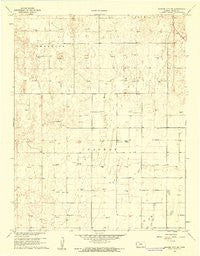 Garden City SW Kansas Historical topographic map, 1:24000 scale, 7.5 X 7.5 Minute, Year 1960