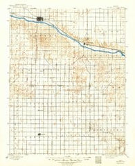 Garden City Kansas Historical topographic map, 1:125000 scale, 30 X 30 Minute, Year 1896