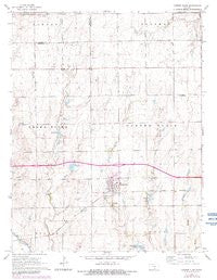 Garden Plain Kansas Historical topographic map, 1:24000 scale, 7.5 X 7.5 Minute, Year 1965