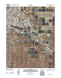 Garden City East Kansas Historical topographic map, 1:24000 scale, 7.5 X 7.5 Minute, Year 2012