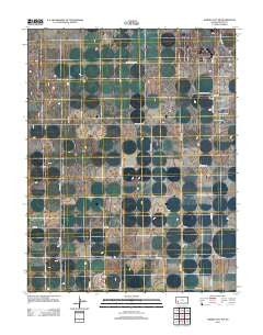 Garden City SW Kansas Historical topographic map, 1:24000 scale, 7.5 X 7.5 Minute, Year 2012