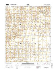 Garden City SW Kansas Current topographic map, 1:24000 scale, 7.5 X 7.5 Minute, Year 2016
