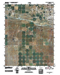 Garden City West Kansas Historical topographic map, 1:24000 scale, 7.5 X 7.5 Minute, Year 2009
