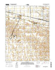 Garden City West Kansas Current topographic map, 1:24000 scale, 7.5 X 7.5 Minute, Year 2016