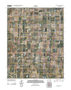 Garden Plain Kansas Historical topographic map, 1:24000 scale, 7.5 X 7.5 Minute, Year 2012