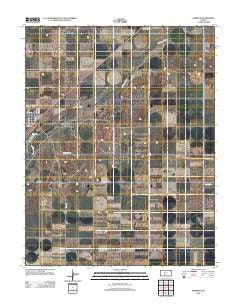 Garfield Kansas Historical topographic map, 1:24000 scale, 7.5 X 7.5 Minute, Year 2012