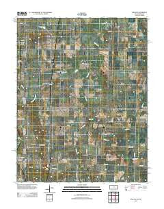 Garland Kansas Historical topographic map, 1:24000 scale, 7.5 X 7.5 Minute, Year 2012