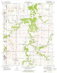 Garland Kansas Historical topographic map, 1:24000 scale, 7.5 X 7.5 Minute, Year 1948