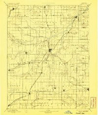 Garnett Kansas Historical topographic map, 1:125000 scale, 30 X 30 Minute, Year 1894