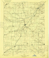 Garnett Kansas Historical topographic map, 1:125000 scale, 30 X 30 Minute, Year 1894
