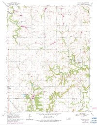 Garnett NW Kansas Historical topographic map, 1:24000 scale, 7.5 X 7.5 Minute, Year 1966