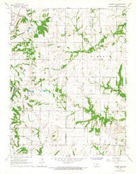 Garnett SE Kansas Historical topographic map, 1:24000 scale, 7.5 X 7.5 Minute, Year 1966