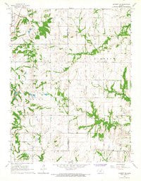 Garnett SE Kansas Historical topographic map, 1:24000 scale, 7.5 X 7.5 Minute, Year 1966
