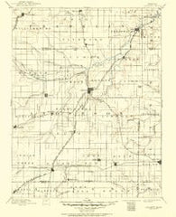 Garnett Kansas Historical topographic map, 1:125000 scale, 30 X 30 Minute, Year 1894