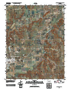 Garnett East Kansas Historical topographic map, 1:24000 scale, 7.5 X 7.5 Minute, Year 2009