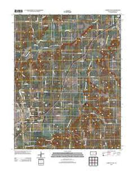 Garnett East Kansas Historical topographic map, 1:24000 scale, 7.5 X 7.5 Minute, Year 2012