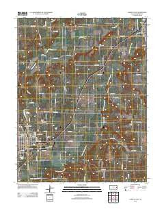 Garnett East Kansas Historical topographic map, 1:24000 scale, 7.5 X 7.5 Minute, Year 2012