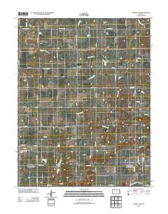 Garnett NW Kansas Historical topographic map, 1:24000 scale, 7.5 X 7.5 Minute, Year 2012
