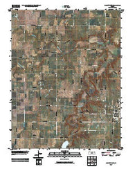 Garnett West Kansas Historical topographic map, 1:24000 scale, 7.5 X 7.5 Minute, Year 2010