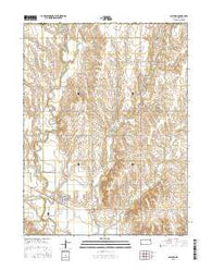 Gaylord Kansas Current topographic map, 1:24000 scale, 7.5 X 7.5 Minute, Year 2015