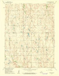Gaylord SW Kansas Historical topographic map, 1:24000 scale, 7.5 X 7.5 Minute, Year 1961