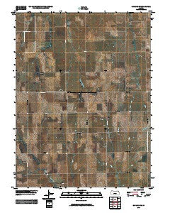 Gaylord SW Kansas Historical topographic map, 1:24000 scale, 7.5 X 7.5 Minute, Year 2009