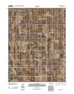 Gaylord SW Kansas Historical topographic map, 1:24000 scale, 7.5 X 7.5 Minute, Year 2012