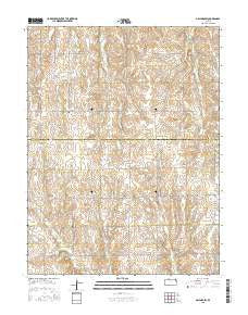 Gaylord SW Kansas Current topographic map, 1:24000 scale, 7.5 X 7.5 Minute, Year 2015