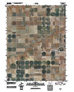 Gem Kansas Historical topographic map, 1:24000 scale, 7.5 X 7.5 Minute, Year 2009