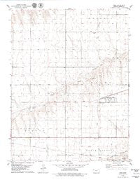 Gem Kansas Historical topographic map, 1:24000 scale, 7.5 X 7.5 Minute, Year 1979