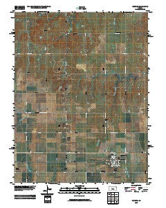 Geneseo Kansas Historical topographic map, 1:24000 scale, 7.5 X 7.5 Minute, Year 2009