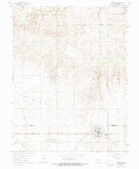 Geneseo Kansas Historical topographic map, 1:24000 scale, 7.5 X 7.5 Minute, Year 1964