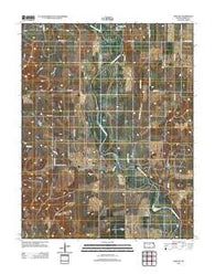 Gerlane Kansas Historical topographic map, 1:24000 scale, 7.5 X 7.5 Minute, Year 2012