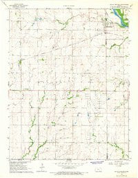 Geuda Springs Kansas Historical topographic map, 1:24000 scale, 7.5 X 7.5 Minute, Year 1965