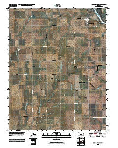 Geuda Springs Kansas Historical topographic map, 1:24000 scale, 7.5 X 7.5 Minute, Year 2010