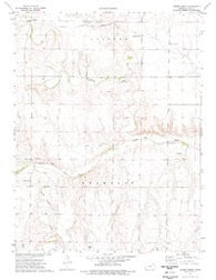 Gibson Creek Kansas Historical topographic map, 1:24000 scale, 7.5 X 7.5 Minute, Year 1974