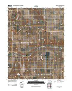 Gibson Creek Kansas Historical topographic map, 1:24000 scale, 7.5 X 7.5 Minute, Year 2012