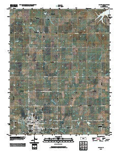 Girard Kansas Historical topographic map, 1:24000 scale, 7.5 X 7.5 Minute, Year 2009