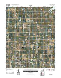 Girard Kansas Historical topographic map, 1:24000 scale, 7.5 X 7.5 Minute, Year 2012