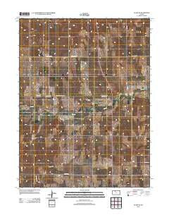 Glade SE Kansas Historical topographic map, 1:24000 scale, 7.5 X 7.5 Minute, Year 2012