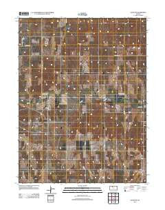 Glade SW Kansas Historical topographic map, 1:24000 scale, 7.5 X 7.5 Minute, Year 2012