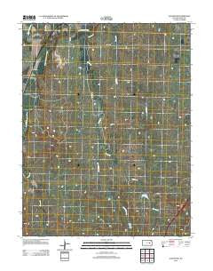 Gladstone Kansas Historical topographic map, 1:24000 scale, 7.5 X 7.5 Minute, Year 2012