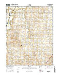 Gladstone Kansas Current topographic map, 1:24000 scale, 7.5 X 7.5 Minute, Year 2015