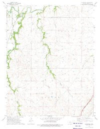 Gladstone Kansas Historical topographic map, 1:24000 scale, 7.5 X 7.5 Minute, Year 1973