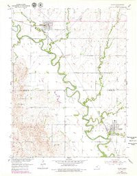 Glasco Kansas Historical topographic map, 1:24000 scale, 7.5 X 7.5 Minute, Year 1952