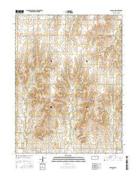 Glasco NE Kansas Current topographic map, 1:24000 scale, 7.5 X 7.5 Minute, Year 2015