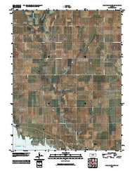Glen Elder North Kansas Historical topographic map, 1:24000 scale, 7.5 X 7.5 Minute, Year 2010